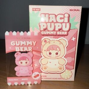 POP MART Hacipupu Gummy Bear Vinyl Plush Pendant (Cherry)
